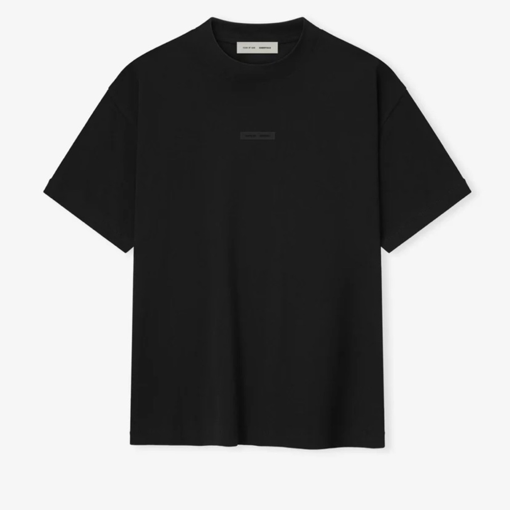 Fear of God Black Short Sleeve Tee